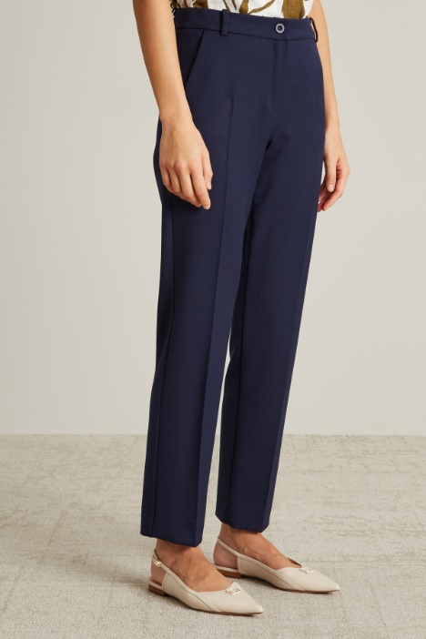 Pantalones pitillo de mezcla de viscosa