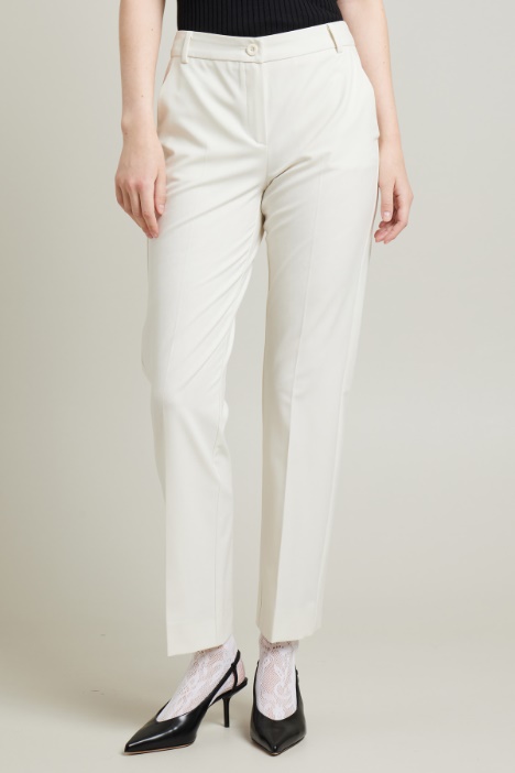 Pantaloni a sigaretta in tela