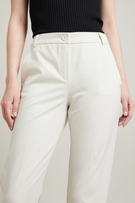 Pantaloni a sigaretta in tela