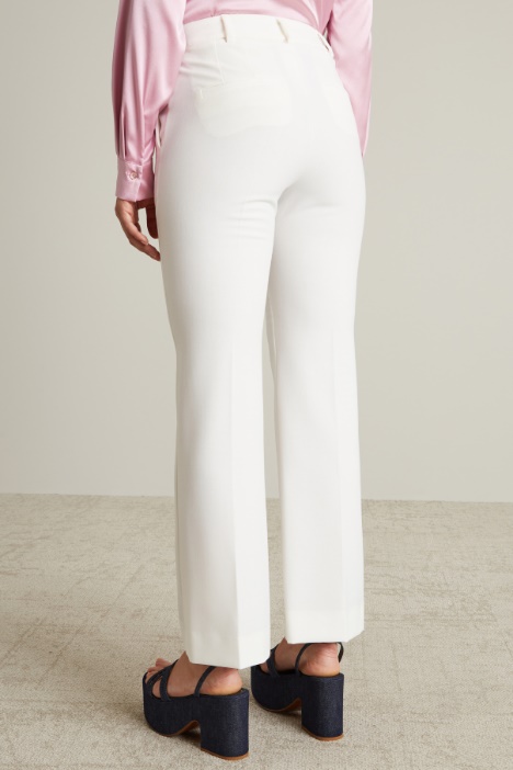 Flared stretch canvas trousers Intrend - 2