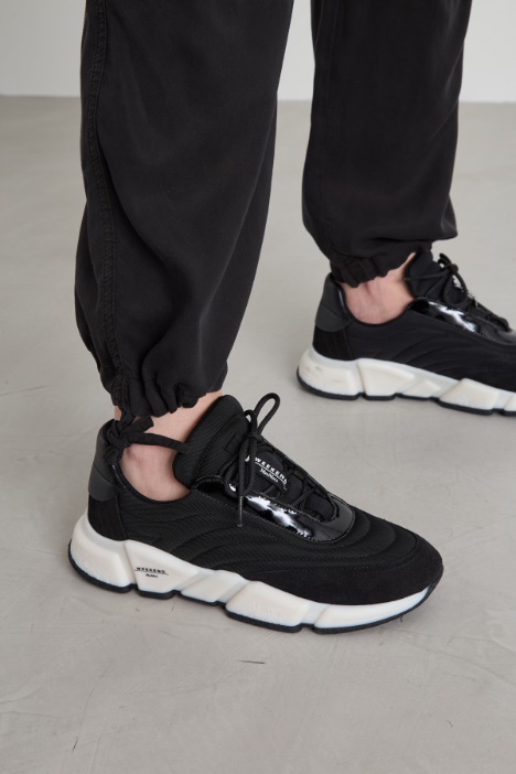 Pantaloni cargo con coulisse