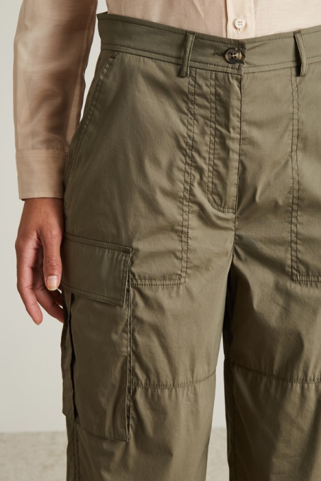 Poplin cargo trousers Intrend - 2