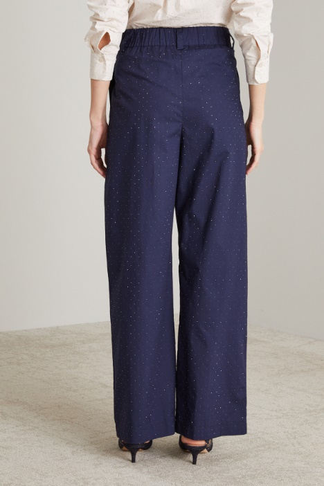 Trousers with micro-rhinestones Intrend - 3