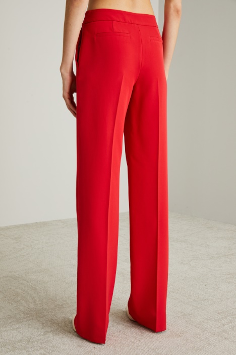 Pantaloni dritti stretch