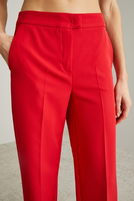 Pantaloni dritti stretch