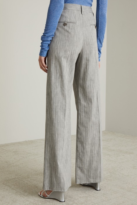 Pantaloni a palazzo melange