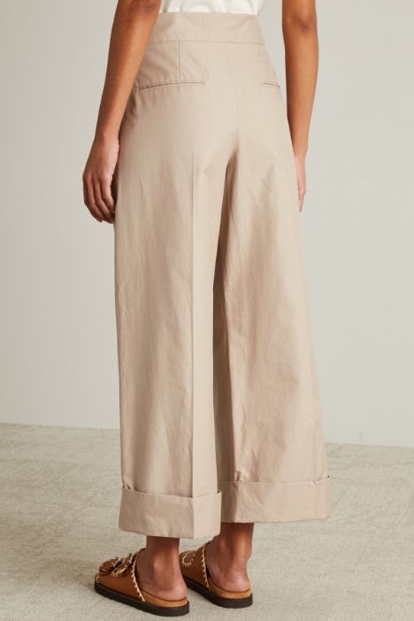 Pantalone ampio in twill di cotone Intrend - 2
