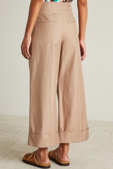Pantalone ampio in twill di cotone Intrend - 2