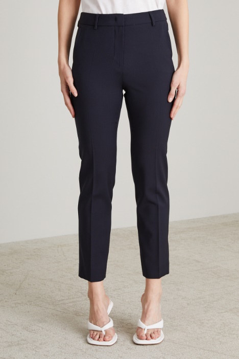 Pantaloni a sigaretta in lana