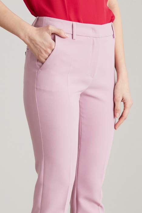 Pantaloni a sigaretta in viscosa