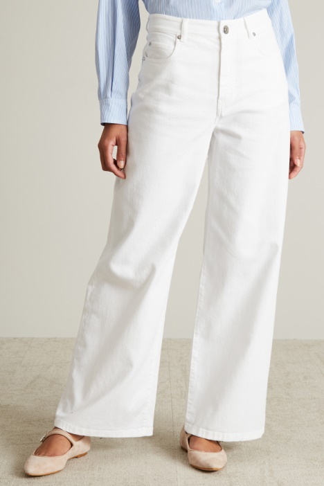 Pantaloni a palazzo in cotone