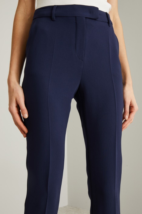 Pantaloni a sigaretta in cady