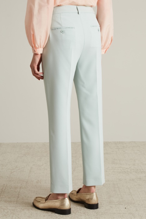 Pantalones pitillo de lona