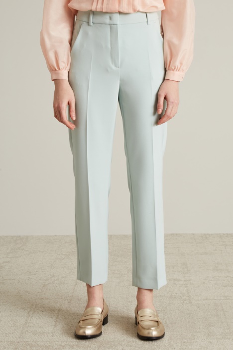 Pantalones pitillo de lona