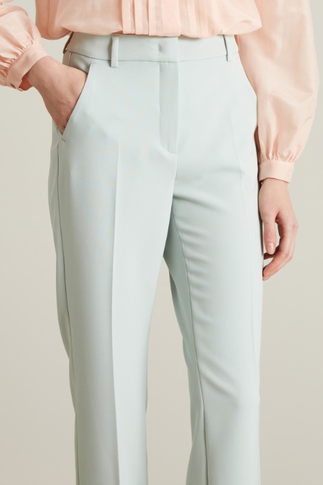 Pantalones pitillo de lona