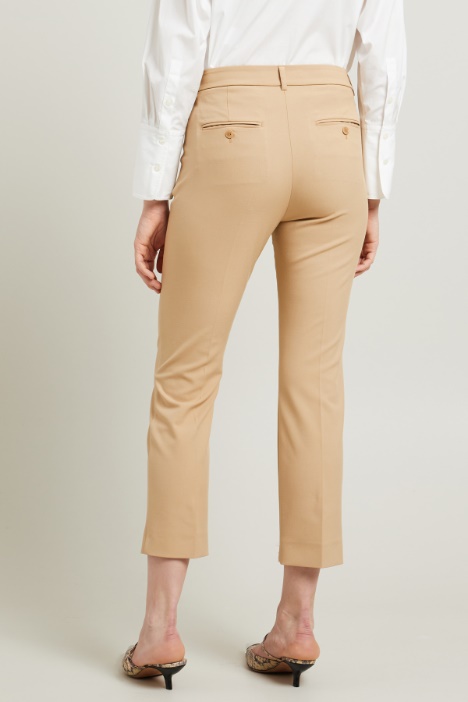 Pantaloni a sigaretta in twill