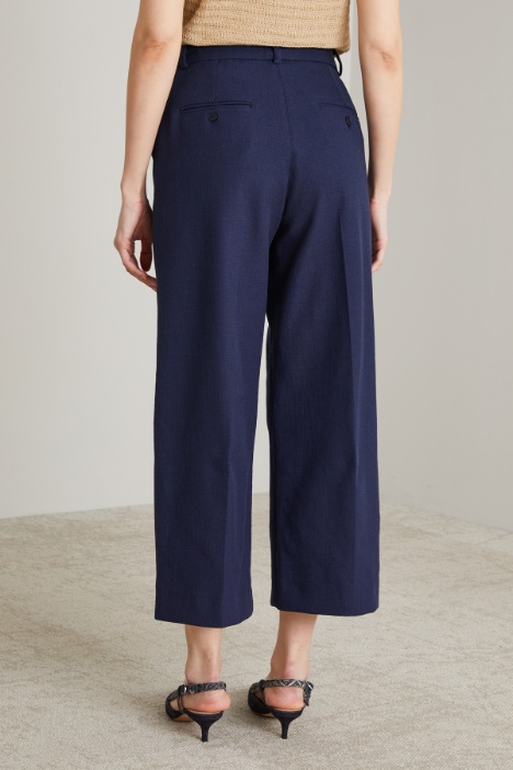 Pantaloni in twill di cotone