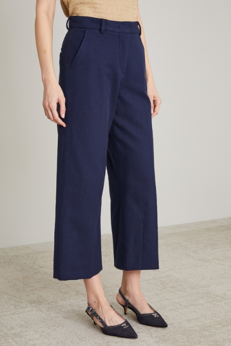 Pantaloni in twill di cotone