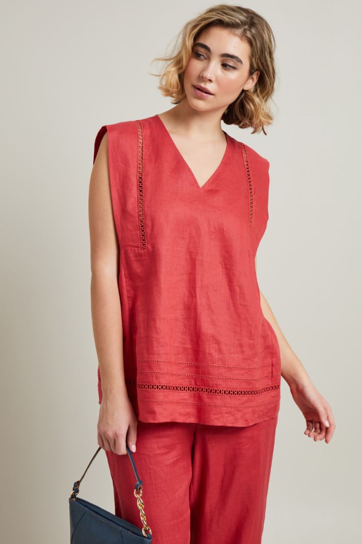 Linen top Intrend - 3