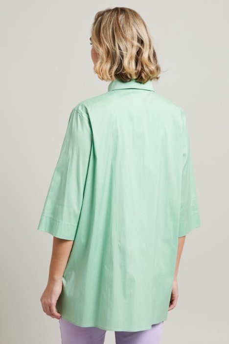 Camicia con maniche a tre quarti