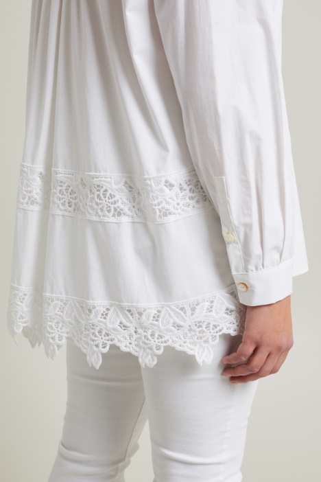 Camicia con pizzo