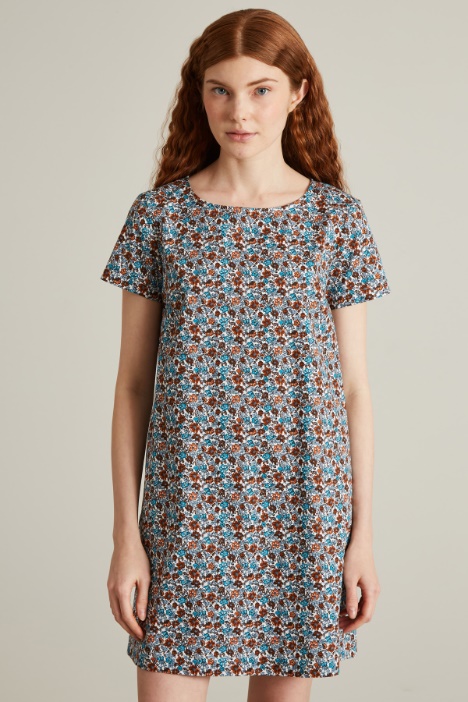 Abito in popeline di cotone