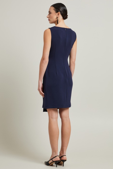 Abito in cady arricciato