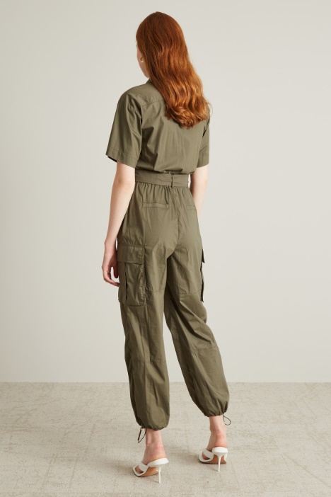 Tuta cargo in cotone Intrend - 2
