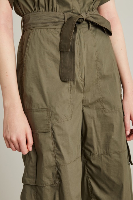 Tuta cargo in cotone