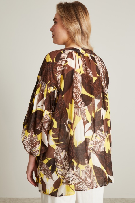 Camicia in voile di cotone