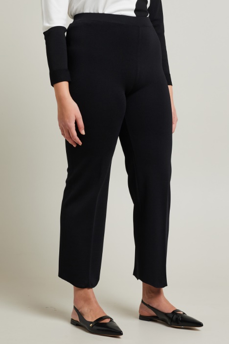 Pantaloni in maglia di viscosa