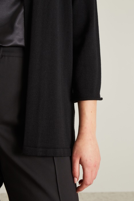 Cardigan in pura lana