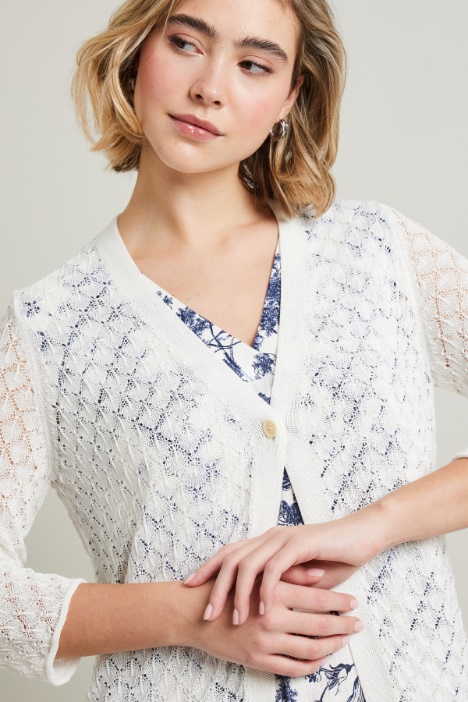 Cardigan in maglia