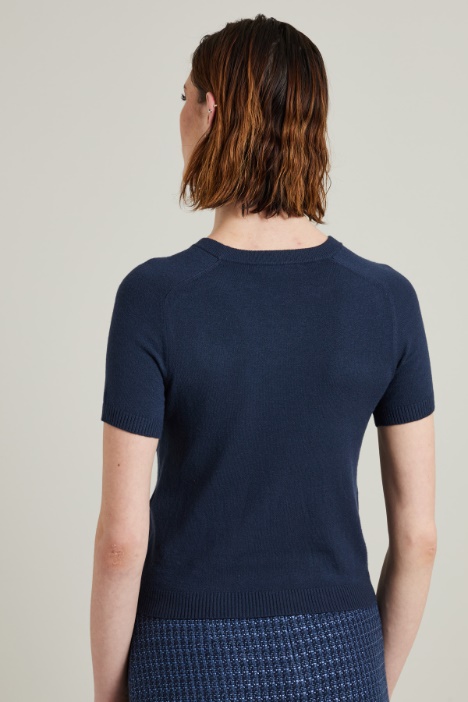 Maglia mezze maniche con patch Intrend - 2