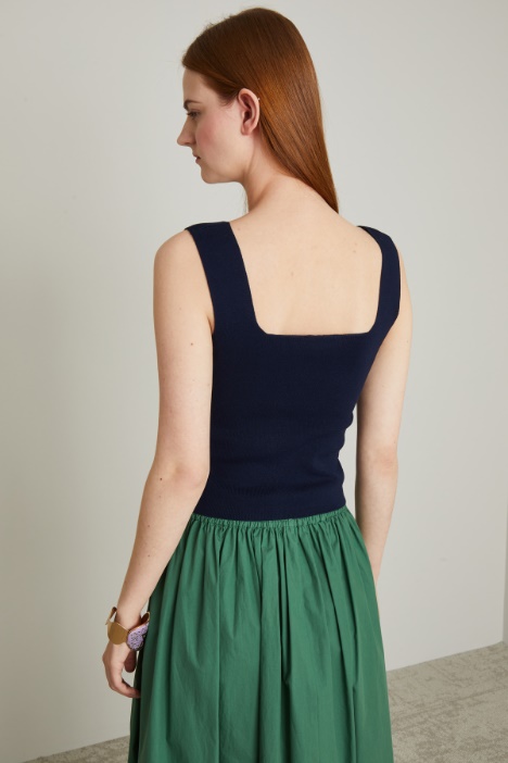 Fitted knit top Intrend - 2