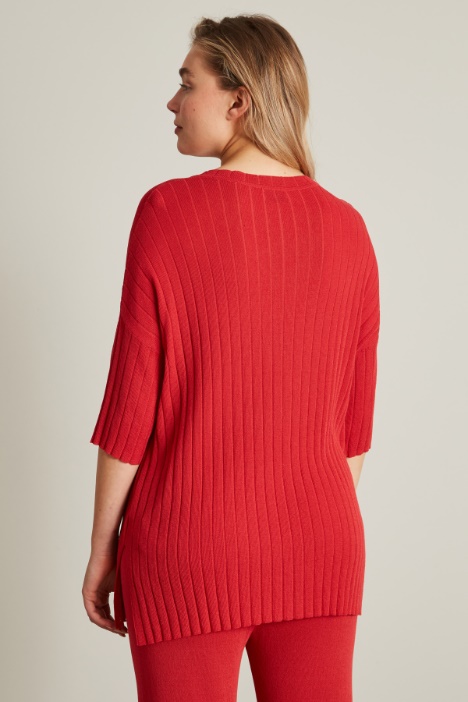 Maglia in viscosa crépe