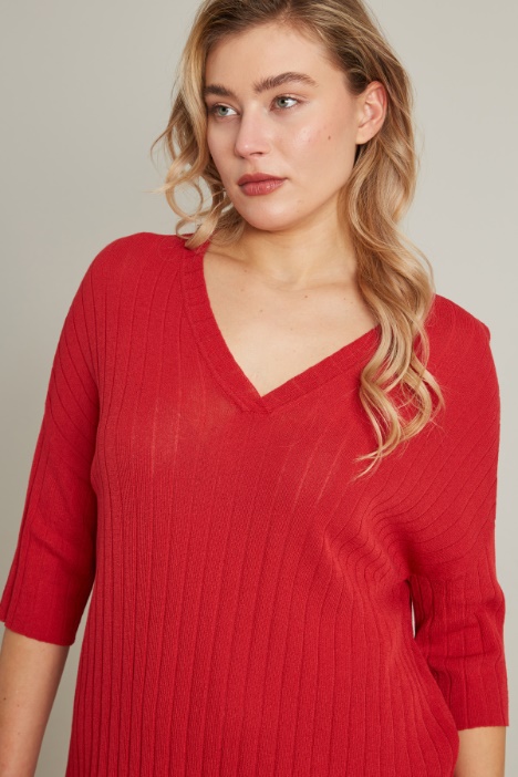 Maglia in viscosa crépe