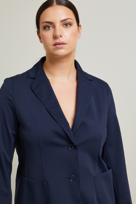 Blazer in jersey scuba