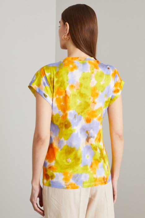 T-shirt con maniche a kimono