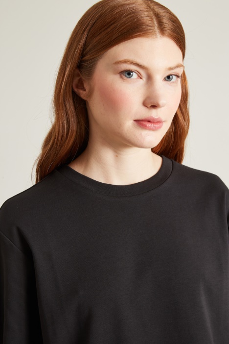T-shirt boxy in puro cotone