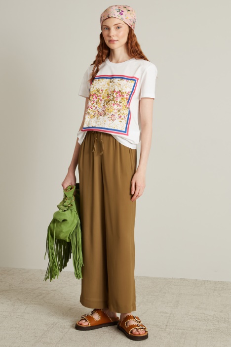Printed cotton T-shirt Intrend