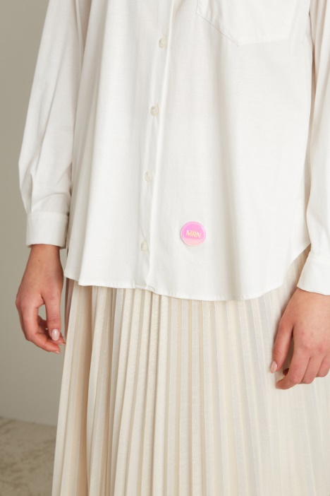 Camicia in jersey di cotone