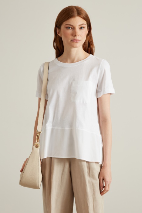 T-shirt con balza Intrend