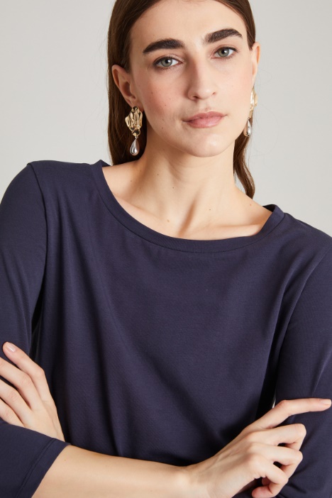 T-shirt con maniche a tre quarti