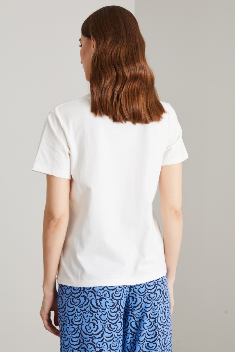Embroidered T-shirt Intrend - 2