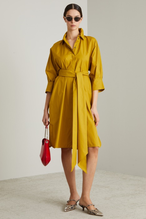 Abito chemisier in popeline