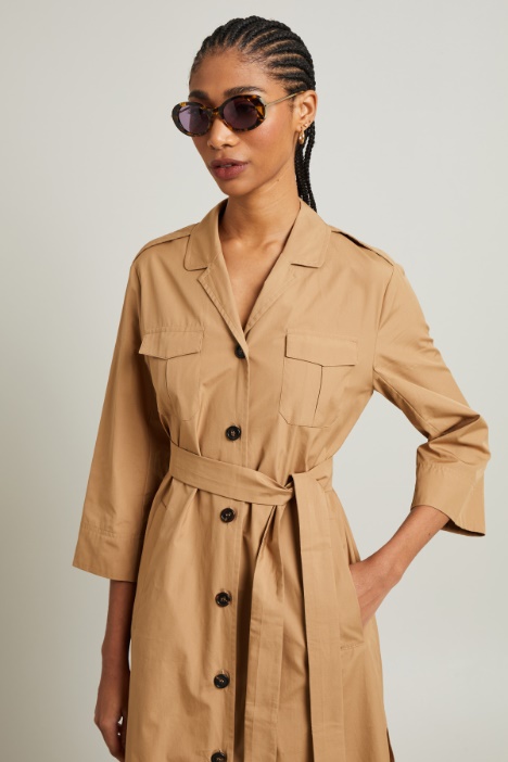 Poplin shirt dress Intrend - 2