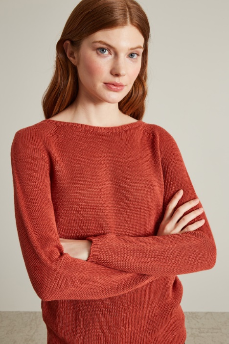 Jersey de hilo de puro lino