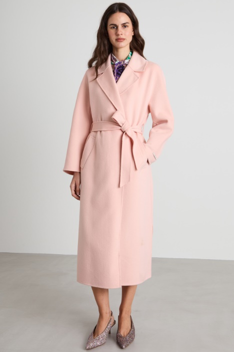 Cappotto a vestaglia in doppio