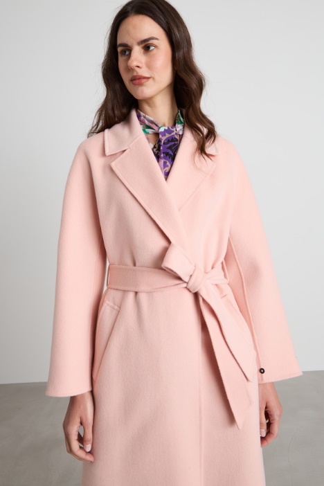 Cappotto a vestaglia in doppio